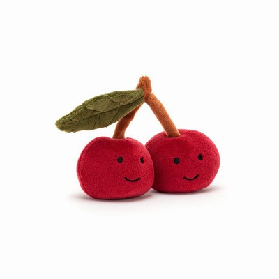 Jellycat Fabulous Fruit Cherry USA | 91863PNMA